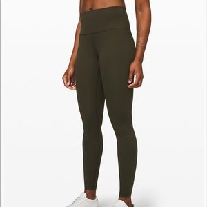 Lululemon olive green align leggings